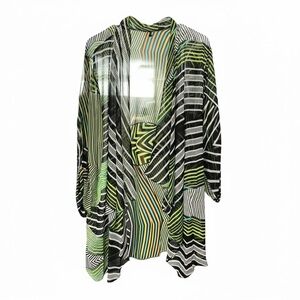 Chic Geometric Women's Cardigan